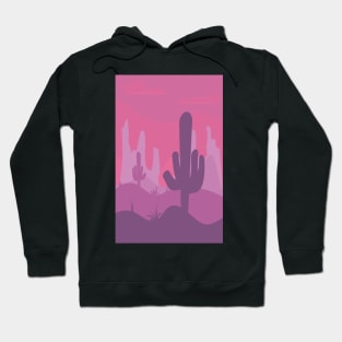 Cactus in the desert Hoodie